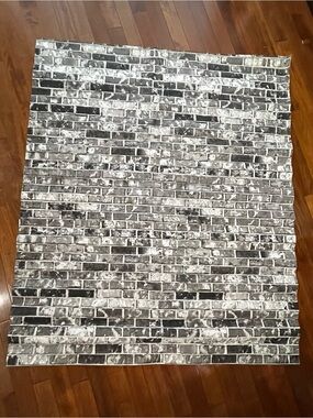 Faux Brick Hanging Photo Wall Backdrop Background | YouTube | Parties Home Decor